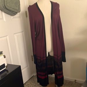 ankle length cardigan